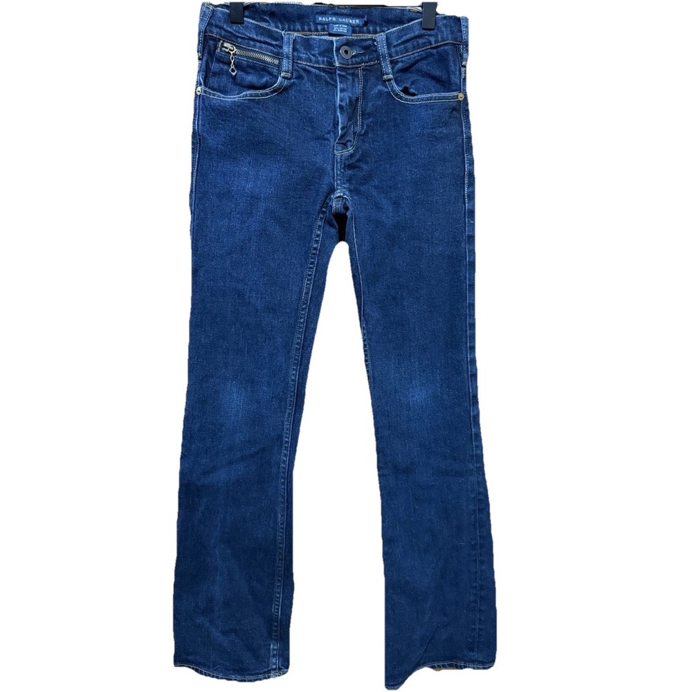 Ralph Lauren Blue Label Tribeca 114 Women's‎ Size 26 Dark Wash Denim Blue Jeans